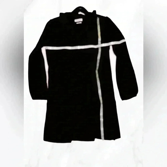 Isabelle Marant black long sleeve silk blend lightweight etoile  midi dress 42 - Picture 5 of 5